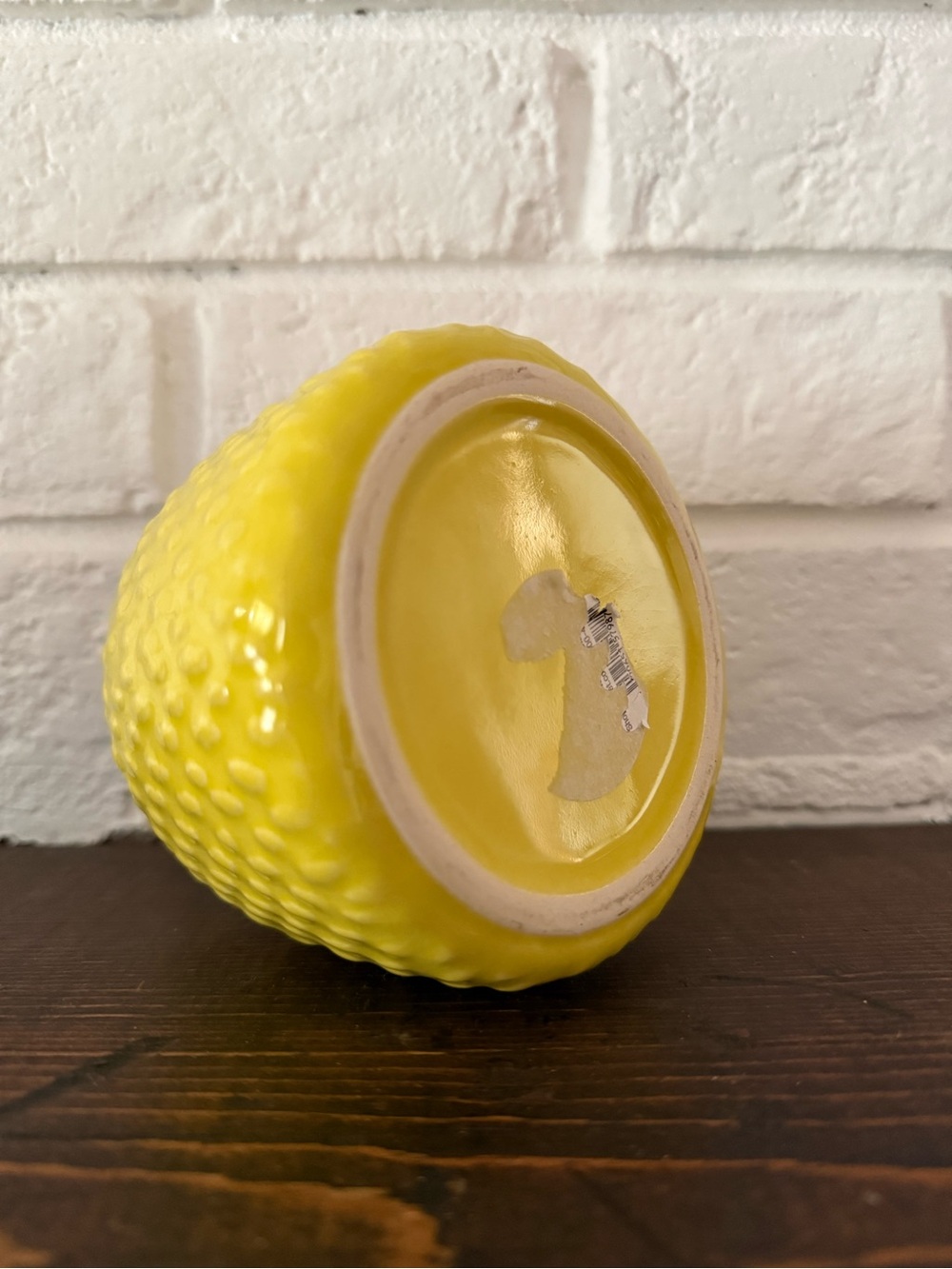Opalhouse Vibrant Yellow Textured Ceramic Bud Vase - Picture 6 of 6
